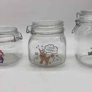 storage jar11*11 533g 11*12.5 657g 11.5*15.5 670g