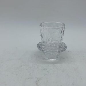 Candlestick产品名称：仿石纹草帽 直径：4.8 高：6.8 145g