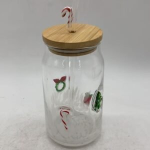 Thermal glass8*8*14 带吸管高20.5  418g