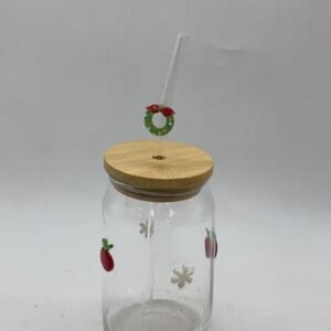 Thermal glass7.5*7.5*12.5  带吸管高20.5   230g